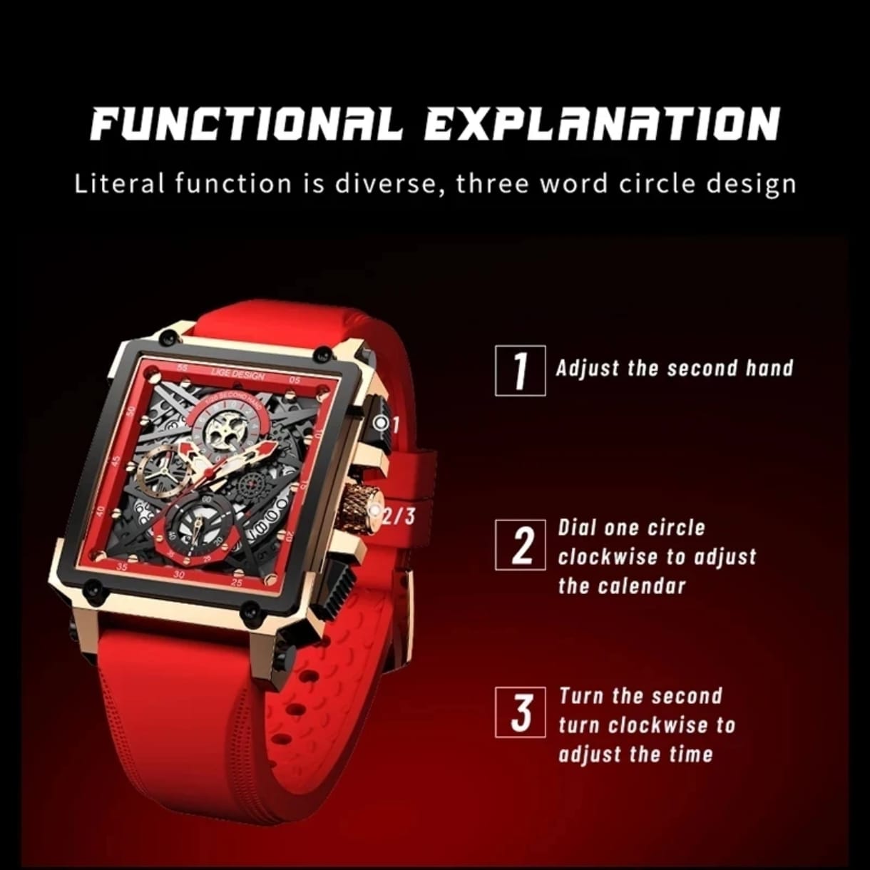 ⌚LIGE  ORIGINAL®️ REF: LG8935